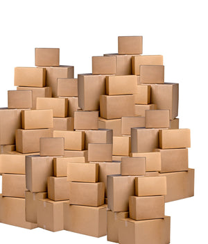 a lot of cardboard boxes
